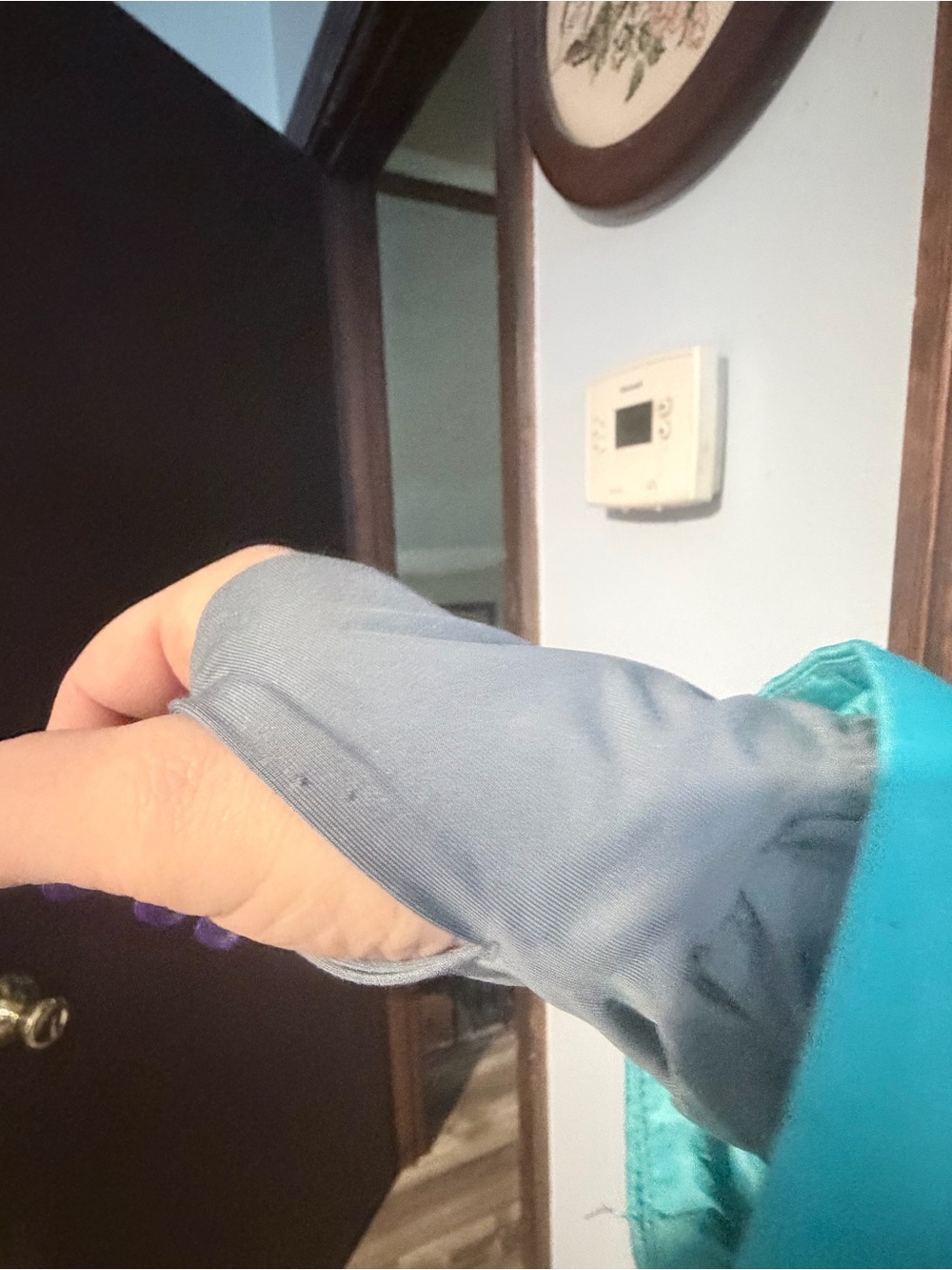 Columbia Aqua Blue Quilted Puffer Jacket - Picture 5 of 6